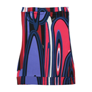 Phard Abstract Print Stretch Topless Shirt
