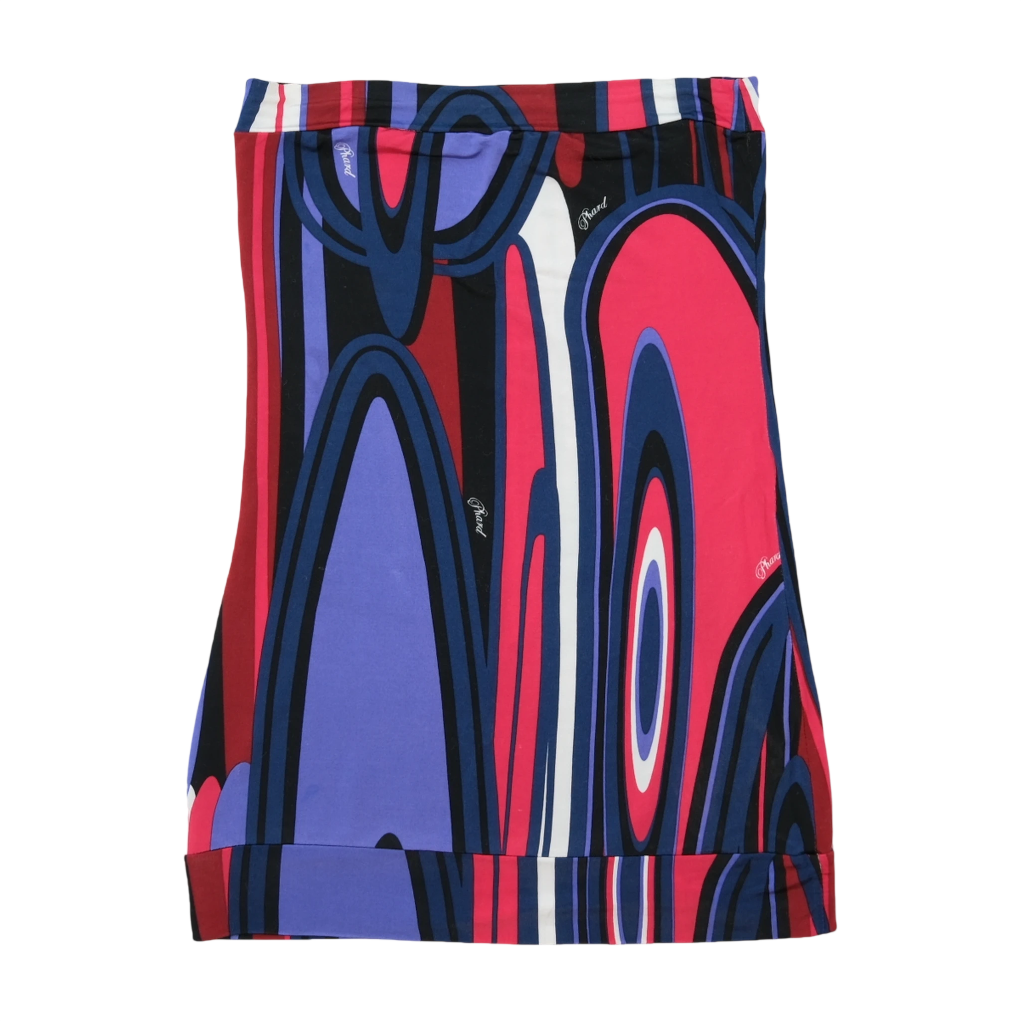 Phard Abstract Print Stretch Topless Shirt