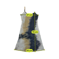 Andreana Floral Mesh Tie Dye Slip Dress