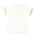 Nike Vintage Embroidered Logo Striped Sleeve Cotton Shirt
