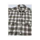 VIyella Brown Plaid Wool Cotton Button-Up Shirt