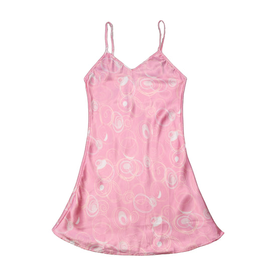 Vestido Lingerie EURO com estampado abstrato em Espiral