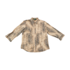 Lauren Ralph Lauren Vintage Snakeskin Print Cotton Shirt