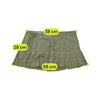 Penny Rose Pleated Plaid Mini Skort