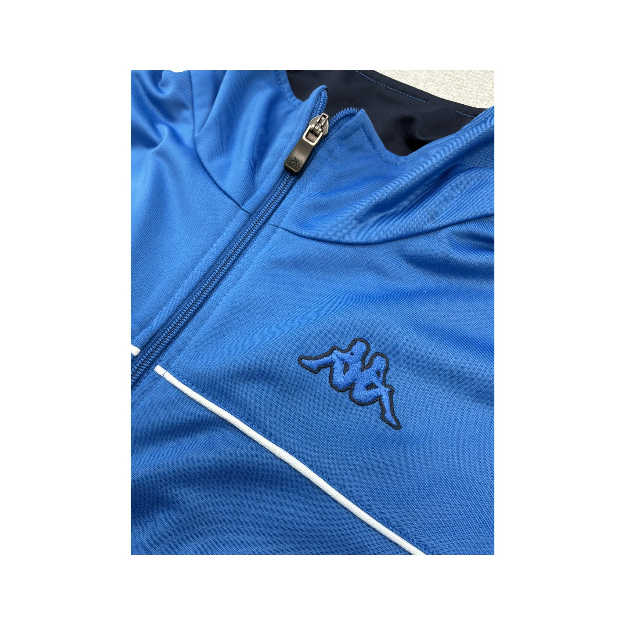 Casaco de fato de treino Kappa azul com Fecho
