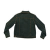 WANT Dark Green Cotton Denim Trucker Jacket