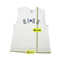 Nike Embroidered Logo Sleeveless Cotton Shirt