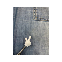 Witboy Light Wash Denim Cargo Pants