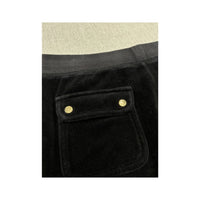 Juicy Couture Black Velour Jogger Pants