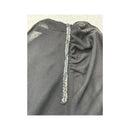 Rossella Sport Vintage Black Sheer Sequin Detail Polyester Blouse