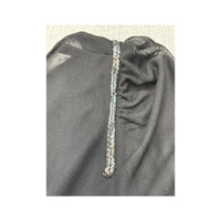 Rossella Sport Vintage Black Sheer Sequin Detail Polyester Blouse