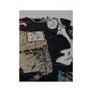 Just Cavalli Abstract Figure Print Wool Blend T-shirt