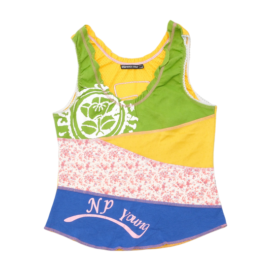 North Pole Young L.A.B. Patchwork Graphic Tank Top