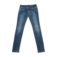 Von Dutch Originals Embroidered Pocket Stretch Cotton Jeans