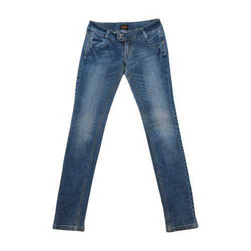 Von Dutch Originals Embroidered Pocket Stretch Cotton Jeans