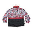 Abstract Print Colorblock Pullover Jacket