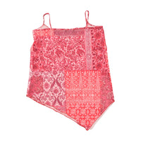 Scusa Scusa Io Floral Patchwork Handkerchief Tank Top