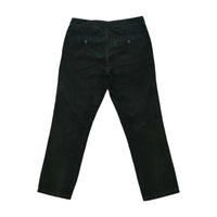 EW Easy Wear Dark Green Cotton Corduroy Chinos