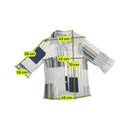 Giselle Patchwork Stripe Button Up Shirt