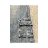 Blue Collection Distressed Cargo Flare Jeans (Repriced)