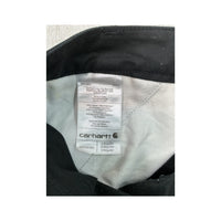 Carhartt Black Straight Leg Stretch Cotton Work Pants