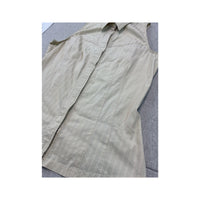 Versace Jeans Couture Striped Sleeveless Button-Up Shirt