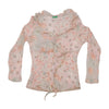 United Colors of Benetton Floral Ruffle Tie Front Blouse