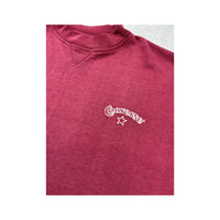Converse Embroidered Logo Crewneck Cotton Blend Sweater
