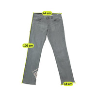 Timberland Gray Cotton Stretch Slim Straight Jeans
