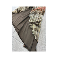 KluXG Asymmetrical Mesh Overlay Tank Top