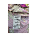 Paola M Pink Floral & Striped V-Neck Long Sleeve Top