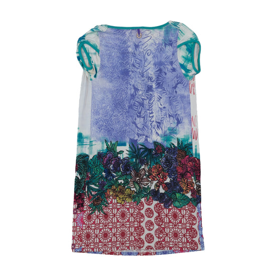 Save The Queen! Floral Abstract Print Dress