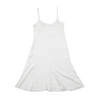 Faddy's Crochet Trim White Cotton Slip Dress