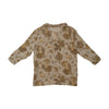 Leopard Print Beige Button-Up Shirt Dress