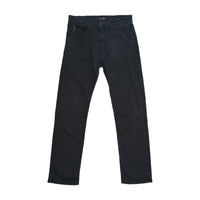 Armani Jeans Dark Wash Cotton Straight-Leg Five-Pocket Jeans