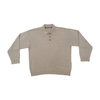 D'Afelini Beige Knit Polo Sweater