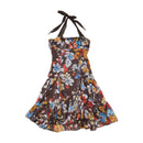 Liu Jo Floral Silk Halter Dress