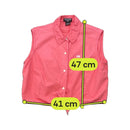 Polo Jeans Co. Ralph Lauren Pink Cotton Sleeveless Tie-Front Blouse