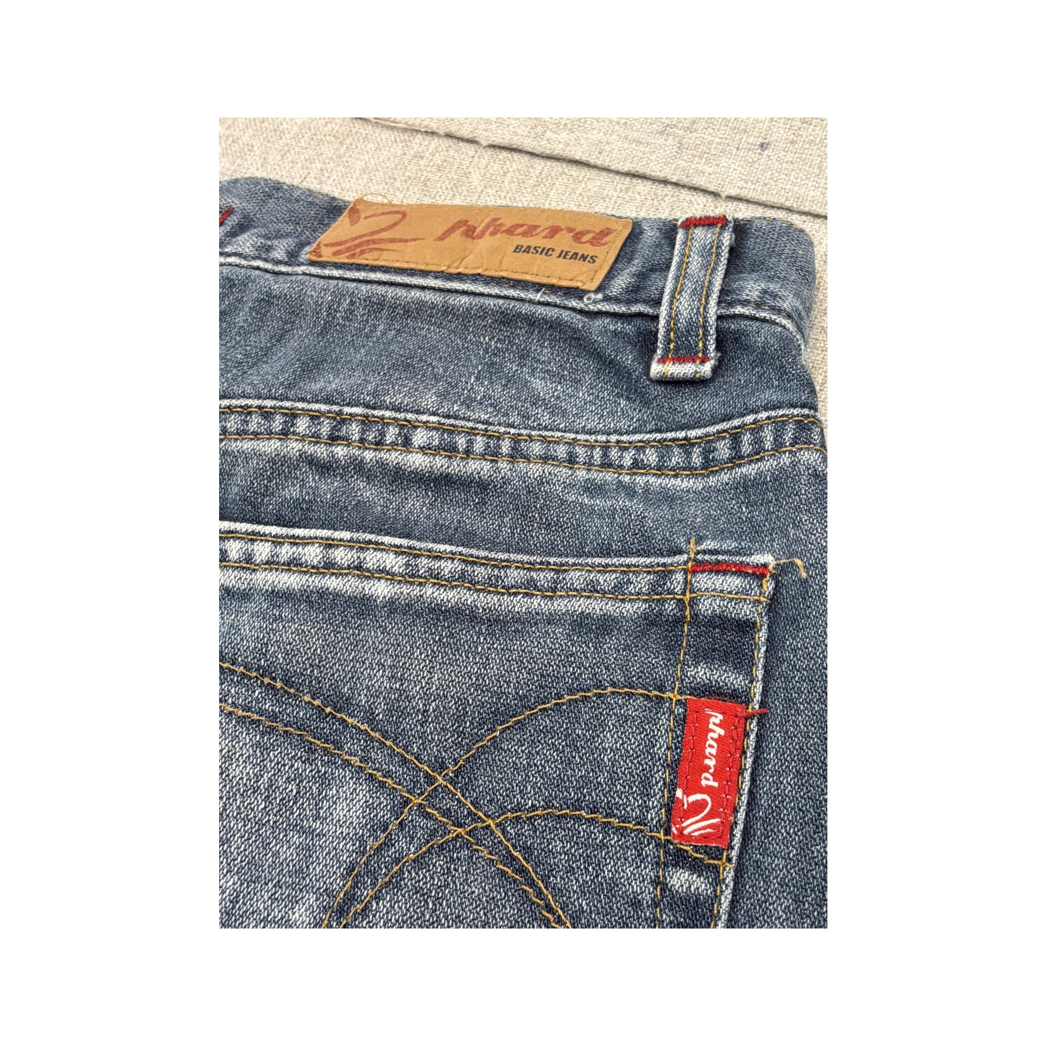 Phard Button Fly Denim Skirt
