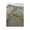 Olive Utility Zip-Detail Chinos