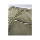 Olive Utility Zip-Detail Chinos