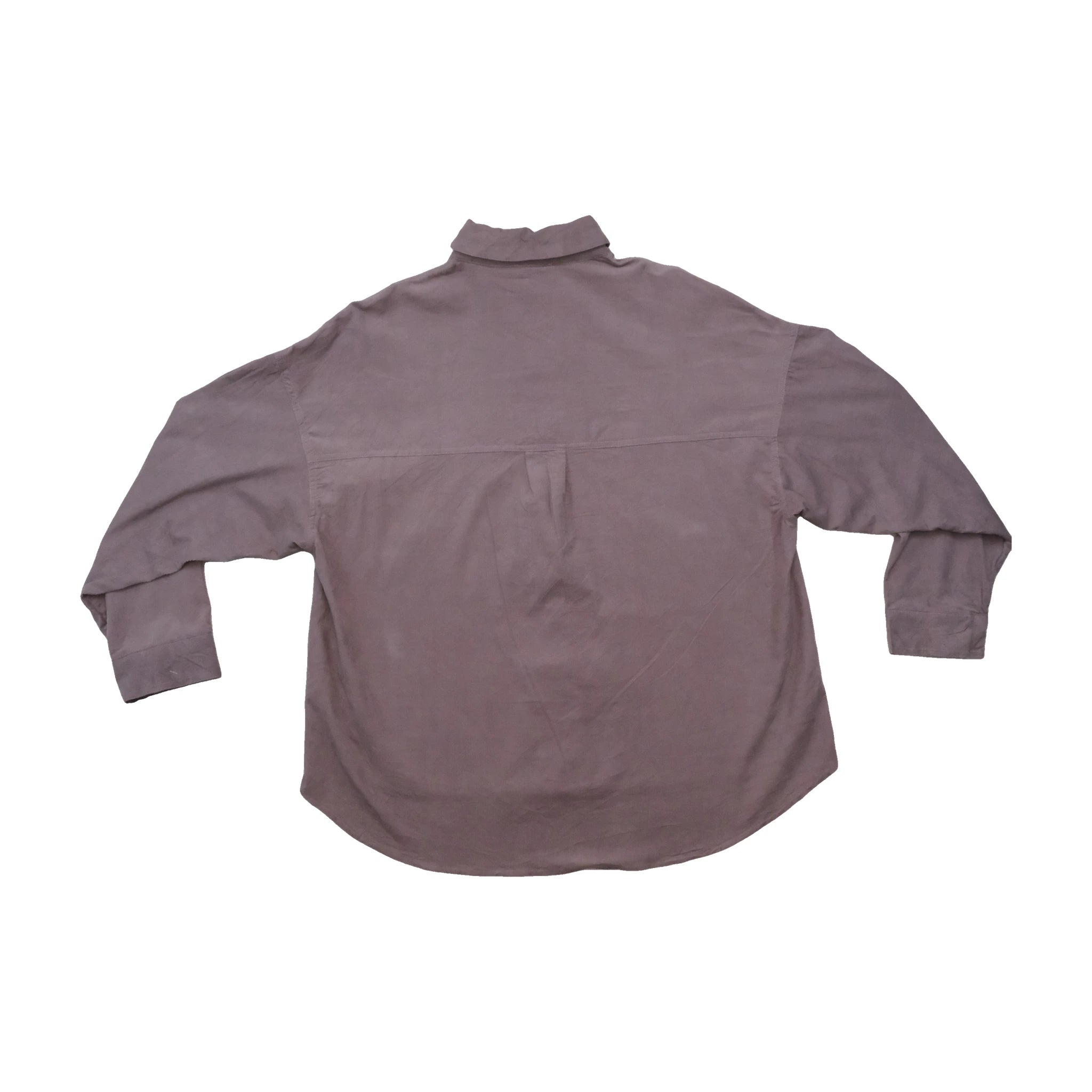 Geegee Textured Oversized Button-Up Shirt