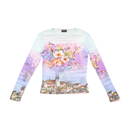 Rapture Floral Scenic Mesh Long Sleeve T-shirt (Repriced)