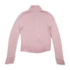 Pink Wool Zip Sweater