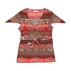 Promod Floral Medallion Print Wrap Blouse (Repriced)