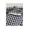 Blue e gcs Vintage Navy White Gingham Cotton Sleeveless Blouse
