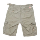 Scotch & Soda Beige Cotton Ripstop Cargo Shorts