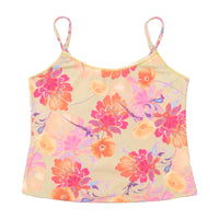 Mike Love Floral Mesh Tank Top