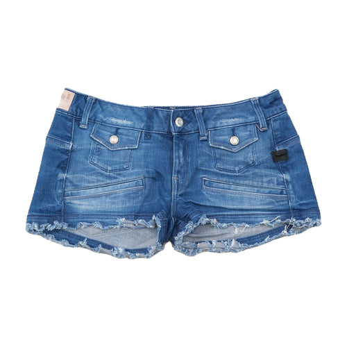 G-Star Raw Distressed Denim Shorts