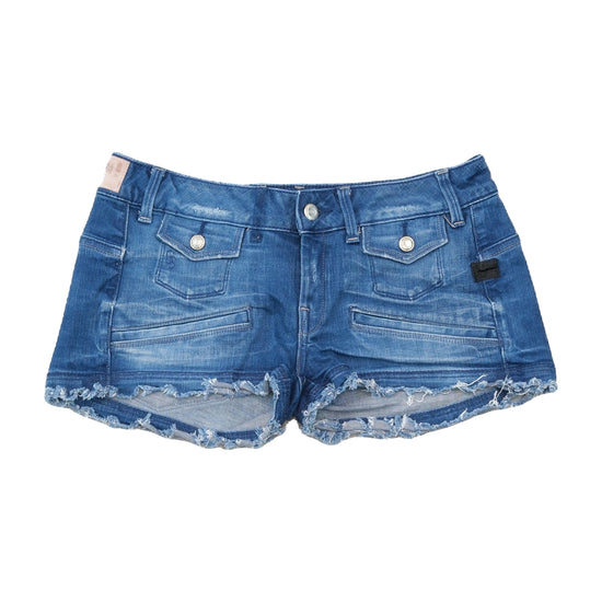 G-Star Raw Distressed Denim Shorts